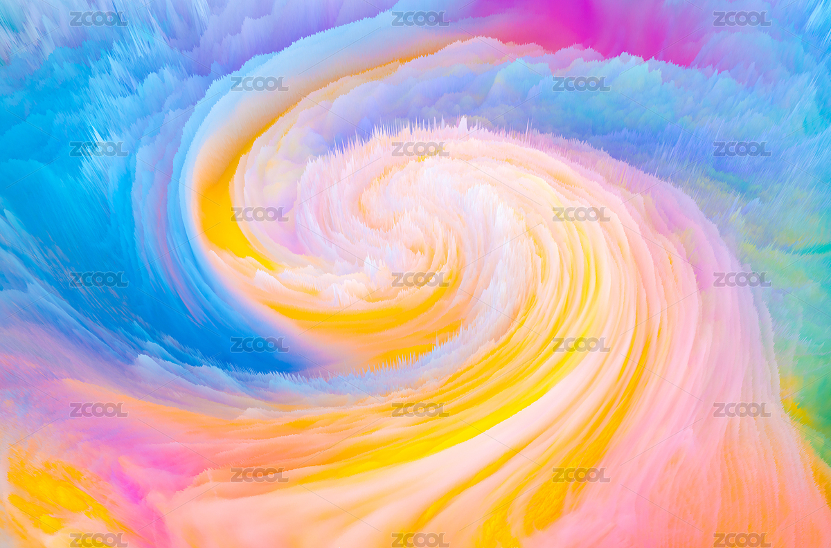 旋轉(zhuǎn)的彩色抽象線條（主預(yù)覽-7409614） - 未分類 - 站酷設(shè)計師輕畫原創(chuàng)素材 - 站酷ZCOOL