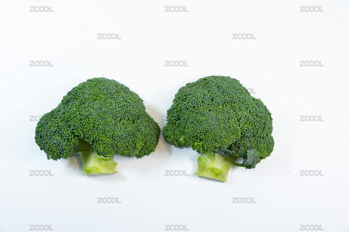 白色背景影棚靜物拍攝切開的西蘭花正面特寫（主預覽-3255927） - 未分類 - 站酷設(shè)計師stocktanx原創(chuàng)素材 - 站酷ZCOOL