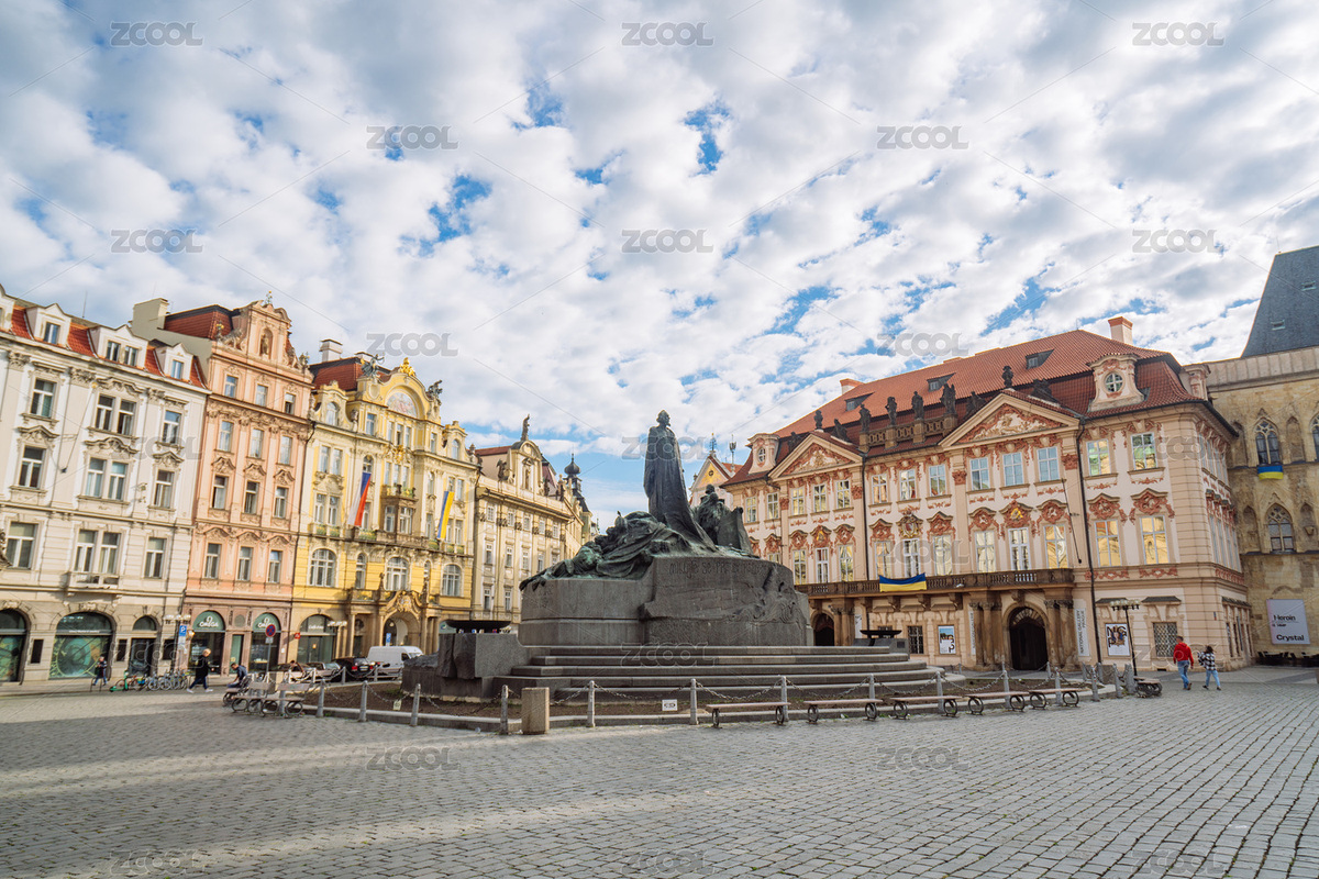 捷克布拉格廣場風光（主預覽-9072245） - 未分類 - 站酷設計師漢大將軍袁紹原創(chuàng)素材 - 站酷ZCOOL