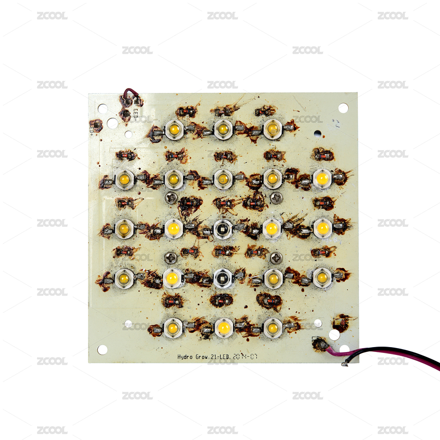 白色背景燒壞發(fā)黑的LED燈板（主預(yù)覽-8253727） - 未分類(lèi) - 站酷設(shè)計(jì)師羊圈有青草原創(chuàng)素材 - 站酷ZCOOL