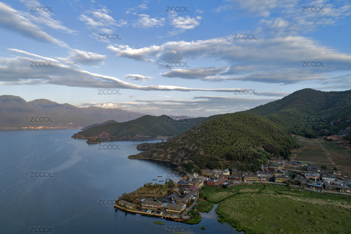 航拍云南瀘沽湖旅游目的地風光（主預覽-8143709） - 未分類 - 站酷設(shè)計師桑林原創(chuàng)素材 - 站酷ZCOOL