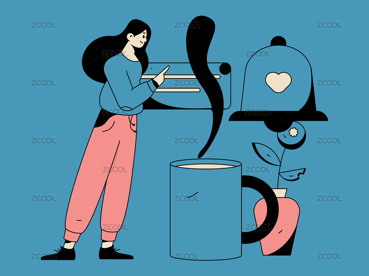 通知公告矢量創(chuàng)意扁平手繪插畫(huà)（主預(yù)覽-8759315） - 未分類(lèi) - 站酷設(shè)計(jì)師MonkeyLuffy123原創(chuàng)素材 - 站酷ZCOOL