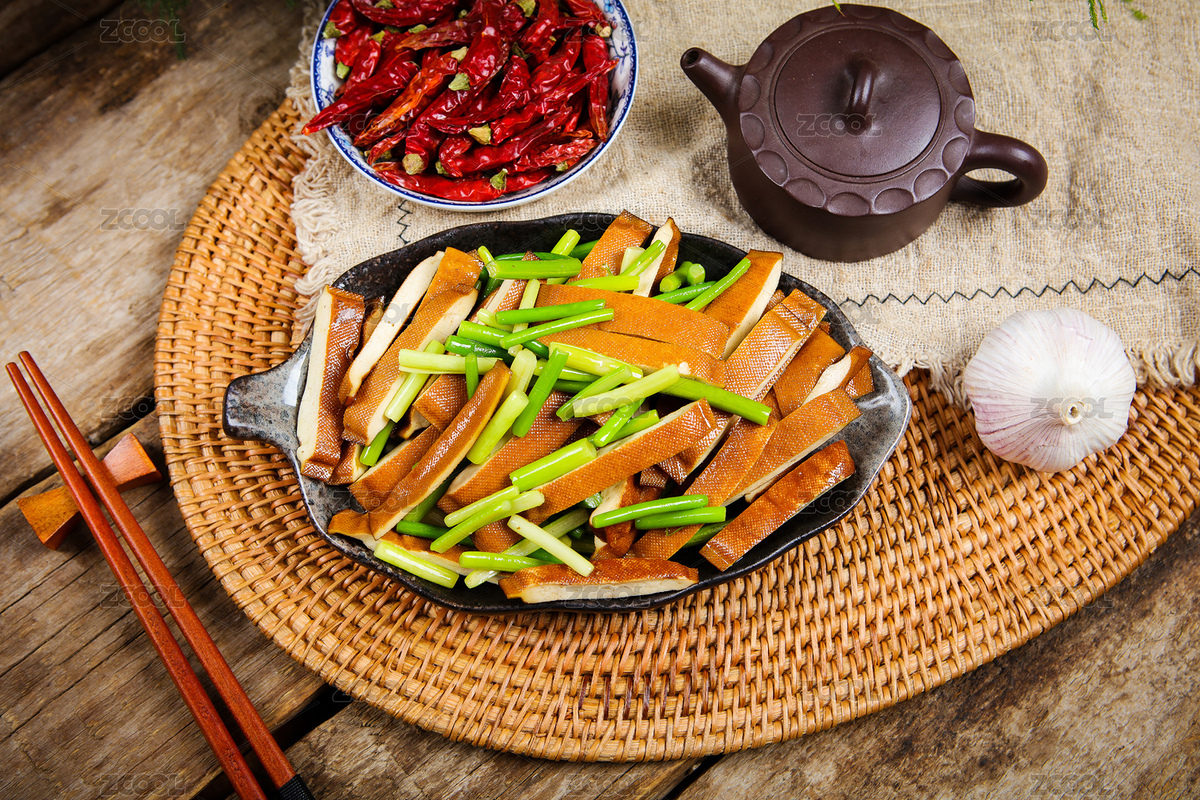 中餐美食菜肴蒜薹炒香干（主预览-3330271） - 未分类 - 站酷设计师昙华碎影原创素材 - 站酷ZCOOL