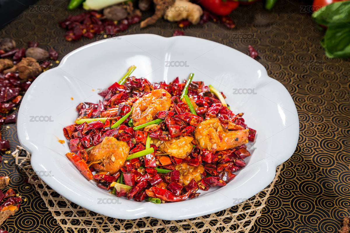 干椒爆炒大蝦（主預覽-7235578） - 未分類 - 站酷設(shè)計師COTTON棉花視覺原創(chuàng)素材 - 站酷ZCOOL