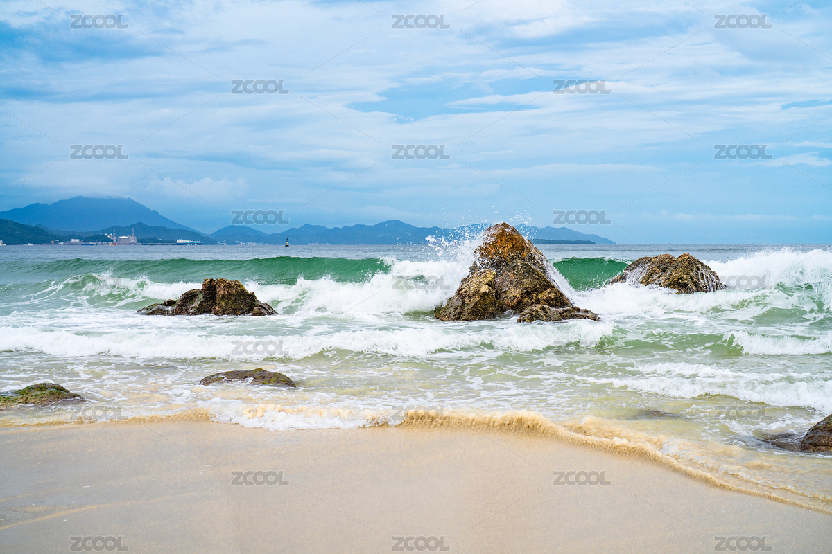 玫瑰海岸海浪與礁石（主預(yù)覽-5212386） - 未分類(lèi) - 站酷設(shè)計(jì)師Z32313017原創(chuàng)素材 - 站酷ZCOOL