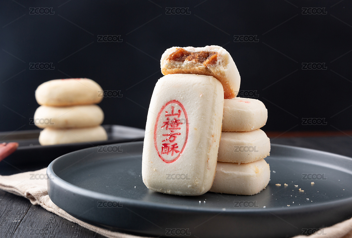 天津傳統(tǒng)點心小吃：山楂方酥糕點（主預(yù)覽-4154198） - 未分類 - 站酷設(shè)計師lilyhello原創(chuàng)素材 - 站酷ZCOOL