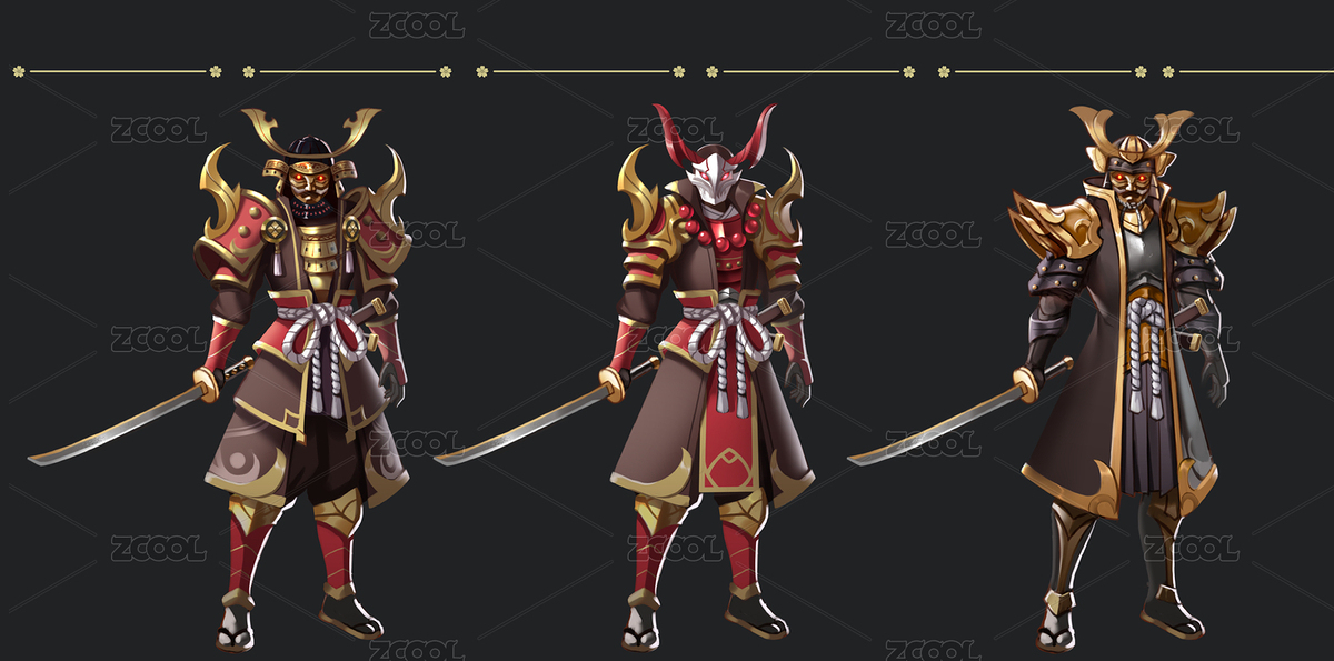 日本武士人設(shè)（主預(yù)覽-6467969） - 未分類 - 站酷設(shè)計(jì)師熬笙原創(chuàng)素材 - 站酷ZCOOL