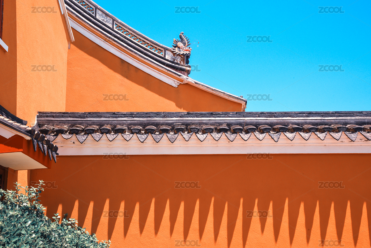 浙江省舟山市普陀山寺廟園林建筑景官屋檐黃墻（主預(yù)覽-3909438） - 未分類 - 站酷設(shè)計(jì)師磊土原創(chuàng)素材 - 站酷ZCOOL