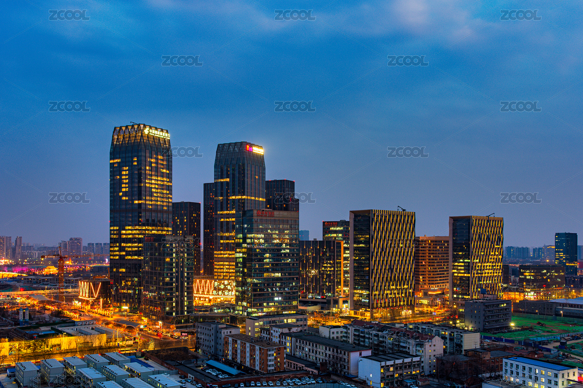 北京通州商務(wù)區(qū)：都市夜幕下的璀璨光輝（主預(yù)覽-9536047） - 未分類 - 站酷設(shè)計(jì)師孟杰azi原創(chuàng)素材 - 站酷ZCOOL