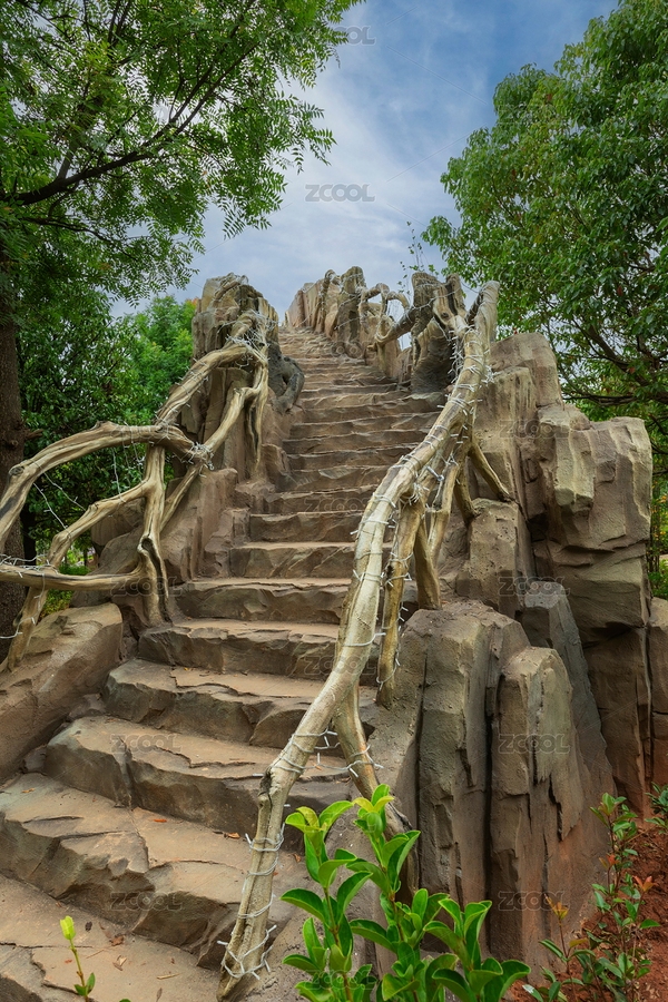 蜿蜒向上石臺階（主預(yù)覽-981586） - 未分類 - 站酷設(shè)計師原野三月原創(chuàng)素材 - 站酷ZCOOL