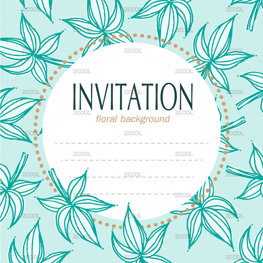 樹葉元素與邀請卡（主預(yù)覽-8970530） - 未分類 - 站酷設(shè)計(jì)師hello_cici原創(chuàng)素材 - 站酷ZCOOL