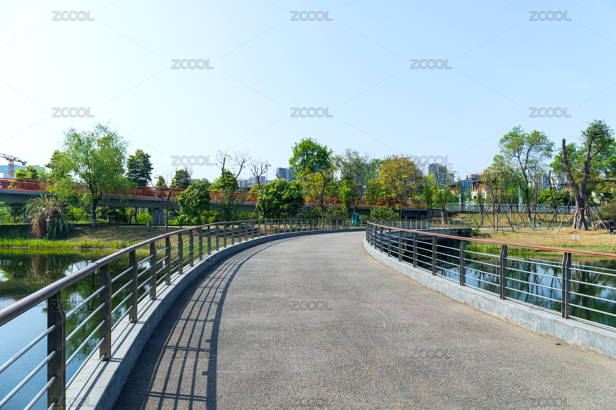 成都錦城湖公園里的跨湖橋路徑（主預(yù)覽-8552913） - 未分類 - 站酷設(shè)計師未&來原創(chuàng)素材 - 站酷ZCOOL