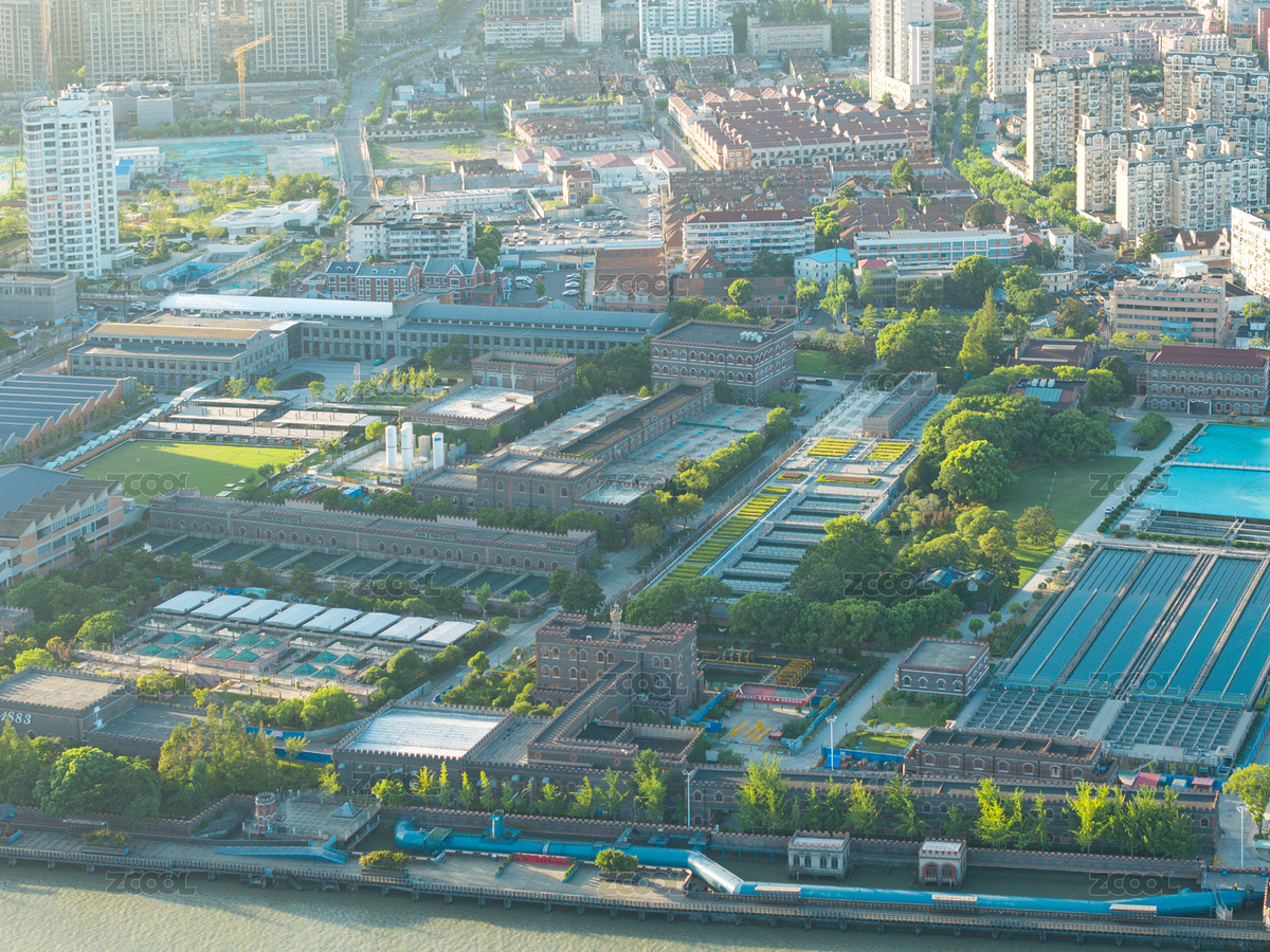 航拍上海自來水科技館（楊樹浦水廠舊址）（主預(yù)覽-11227945） - 未分類 - 站酷設(shè)計師自由TYZ原創(chuàng)素材 - 站酷ZCOOL