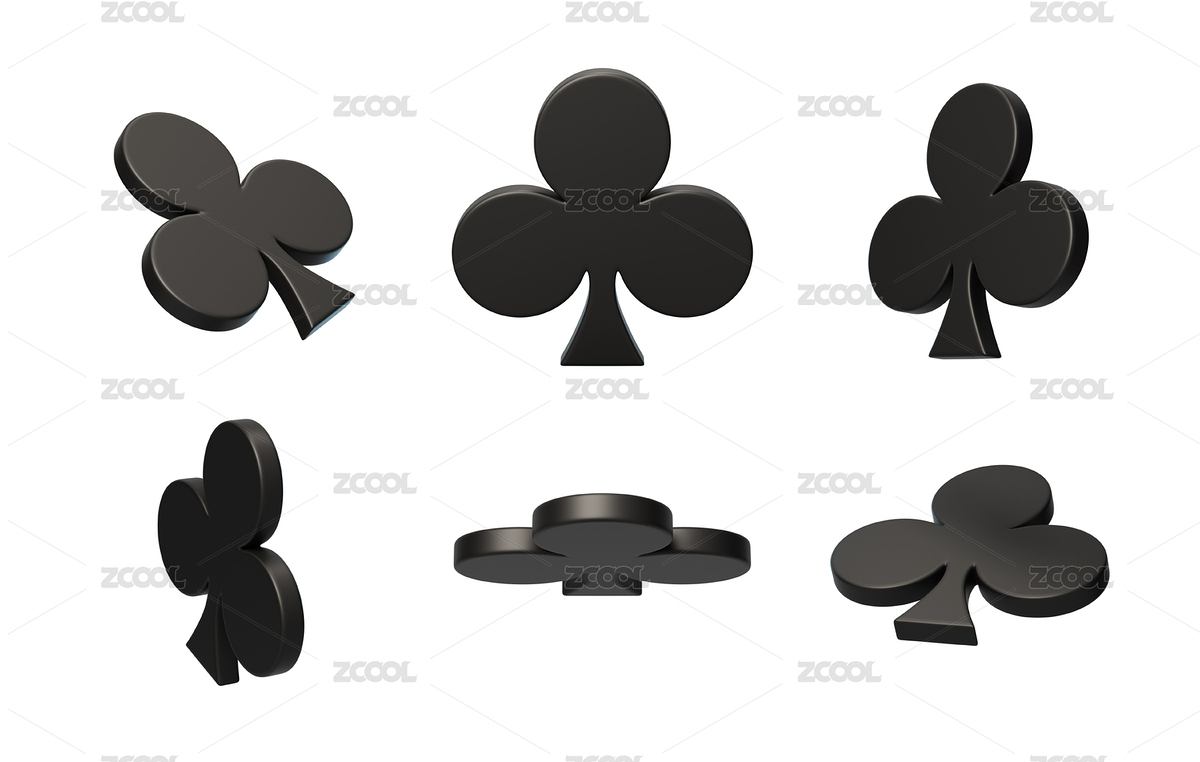 棋牌娱乐游戏花色点数梅花3D（主预览-8381901） - 未分类 - 站酷设计师Miruis原创素材 - 站酷ZCOOL