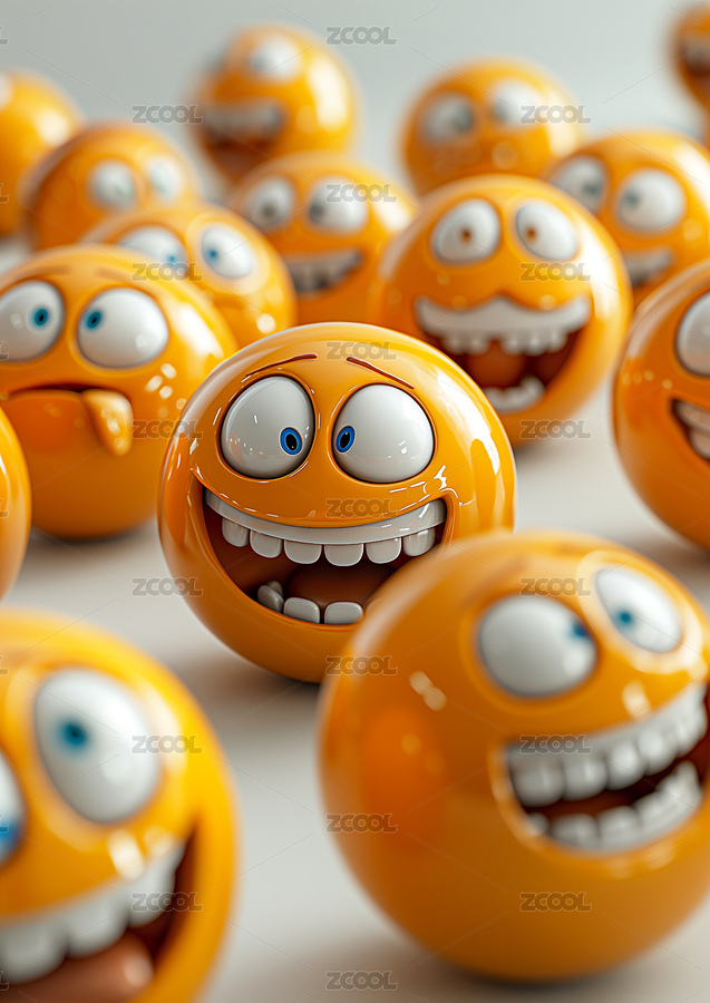 可愛的3d表情符號(hào)（主預(yù)覽-3832473） - 未分類 - 站酷設(shè)計(jì)師曇華碎影原創(chuàng)素材 - 站酷ZCOOL