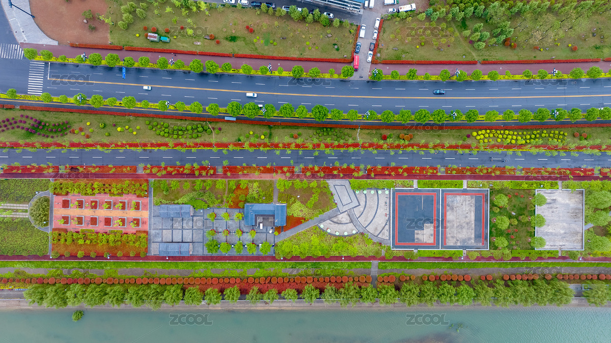 城市道路綠化河流堤壩公園（主預(yù)覽-7035436） - 未分類 - 站酷設(shè)計(jì)師哈哈80808原創(chuàng)素材 - 站酷ZCOOL