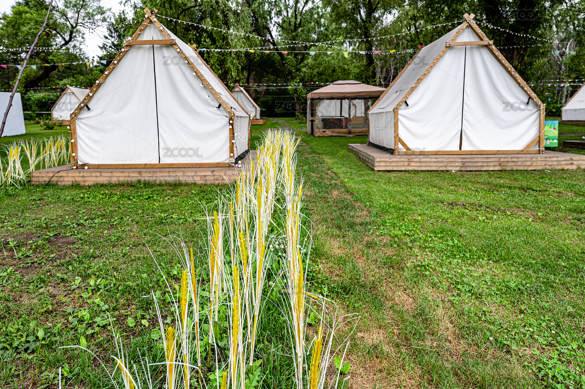 露營地里的帳篷-夏日里的中國長春南湖公園（主預(yù)覽-8455694） - 未分類 - 站酷設(shè)計師XW611028原創(chuàng)素材 - 站酷ZCOOL
