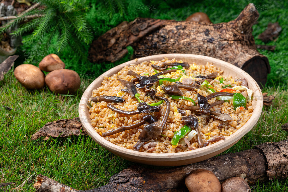 云南野生菌炒饭（主预览-12723214） - 未分类 - 站酷设计师野鸦原创素材 - 站酷ZCOOL