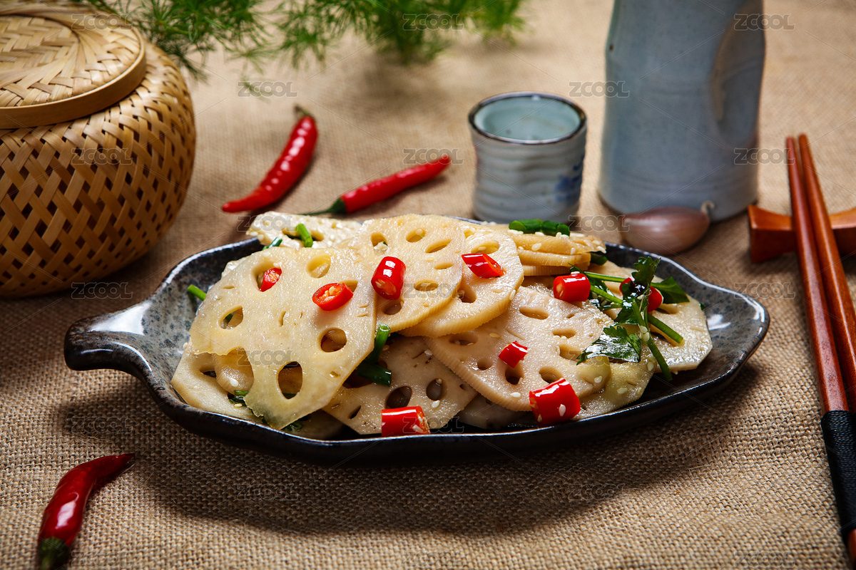 香辣美味涼菜泡椒小米辣涼拌藕片（主預(yù)覽-6139566） - 未分類 - 站酷設(shè)計(jì)師曇華碎影原創(chuàng)素材 - 站酷ZCOOL