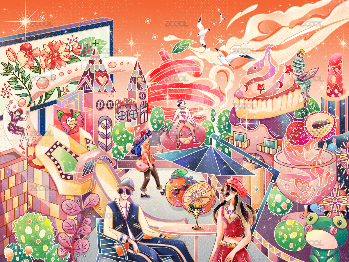 現(xiàn)代時(shí)尚輕生活 微醺都市 輕松愉快活力（主預(yù)覽-3574227） - 未分類(lèi) - 站酷設(shè)計(jì)師蒼耳島原創(chuàng)素材 - 站酷ZCOOL