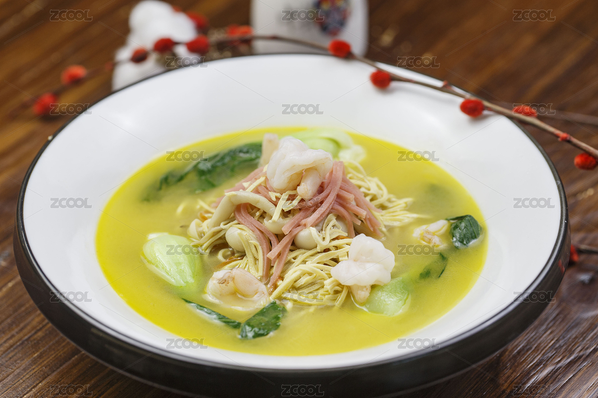 白色圓瓷盤裝的濃湯火腿蝦仁燙干絲（主預(yù)覽-4483474） - 未分類 - 站酷設(shè)計(jì)師藍(lán)太陽TNT原創(chuàng)素材 - 站酷ZCOOL