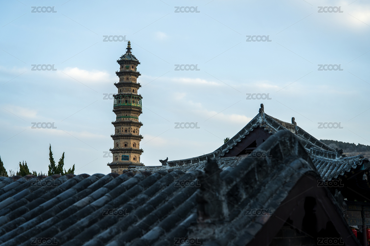 山西晉城海會書院明塔（如來塔）風(fēng)光（主預(yù)覽-9594610） - 未分類 - 站酷設(shè)計師Foto貓原創(chuàng)素材 - 站酷ZCOOL