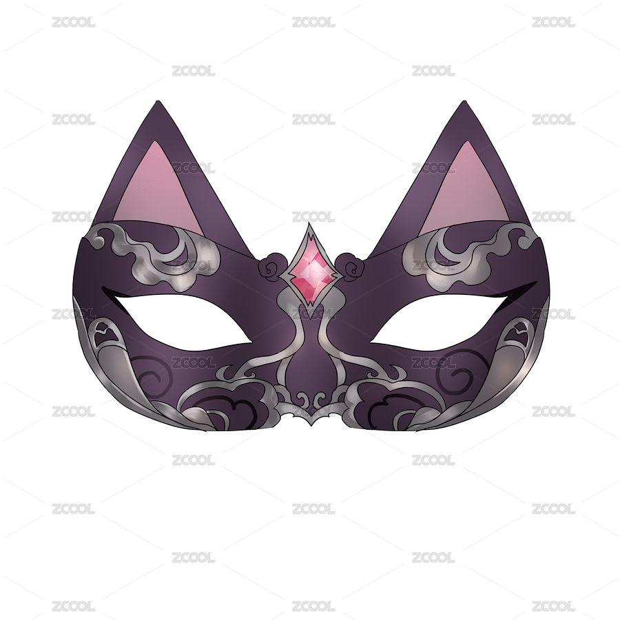 卡通手繪舞會(huì)裝飾面具插畫（主預(yù)覽-7310909） - 未分類 - 站酷設(shè)計(jì)師安147123原創(chuàng)素材 - 站酷ZCOOL