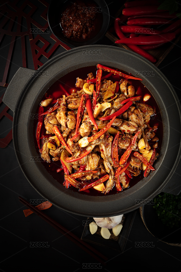 黑鐵鍋里面的麻辣尖椒牛蛙煲鮮椒牛蛙（主預(yù)覽-4164925） - 未分類 - 站酷設(shè)計師紅狐貍攝影工作室原創(chuàng)素材 - 站酷ZCOOL