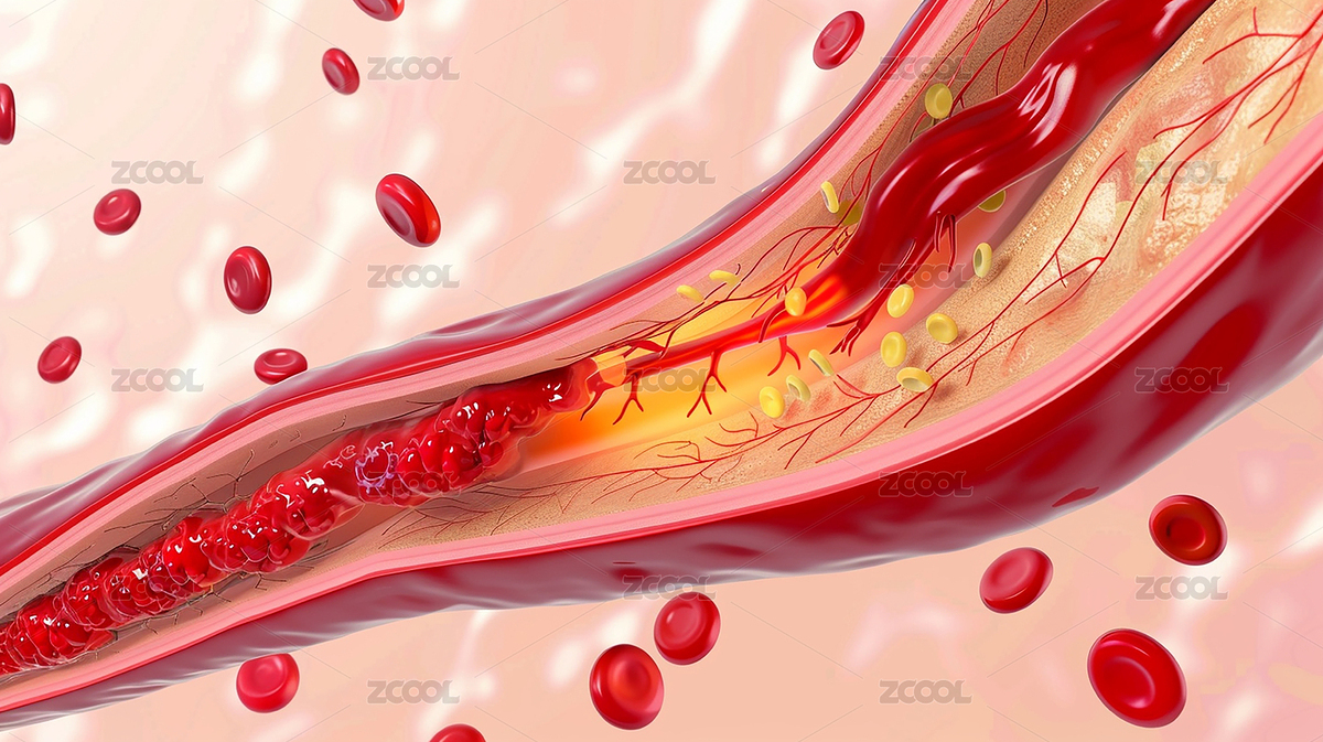 心肌梗死血管堵塞（主預(yù)覽-7335611） - 未分類 - 站酷設(shè)計(jì)師荷花1原創(chuàng)素材 - 站酷ZCOOL