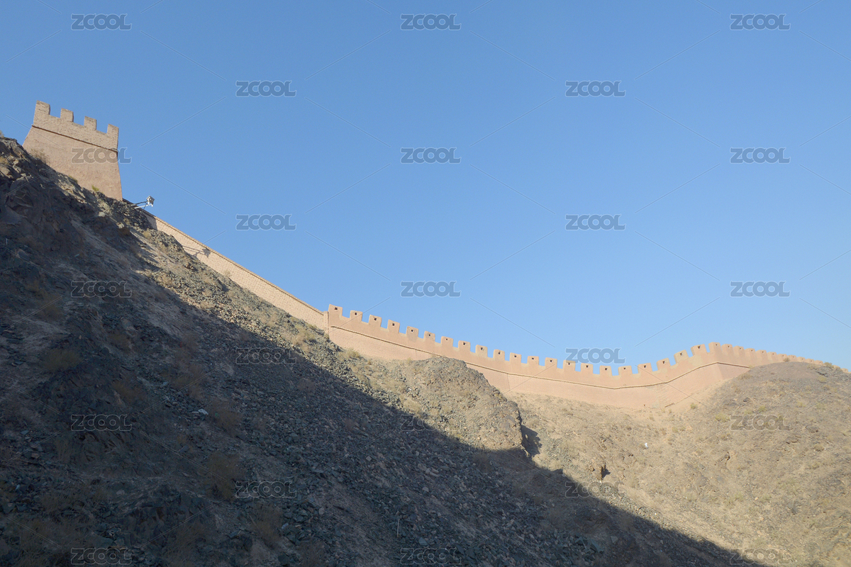 中國甘肅嘉峪關(guān)隨陡峭山勢修建的懸臂長城（主預(yù)覽-6235591） - 未分類 - 站酷設(shè)計(jì)師無題圖原創(chuàng)素材 - 站酷ZCOOL