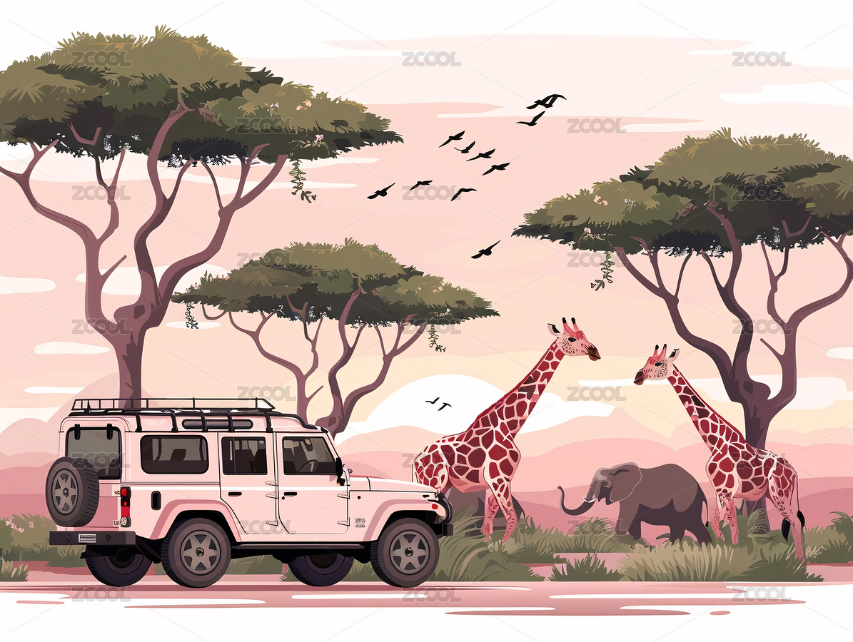 動(dòng)物大遷徙（主預(yù)覽-2537253） - 未分類 - 站酷設(shè)計(jì)師爍Saku原創(chuàng)素材 - 站酷ZCOOL