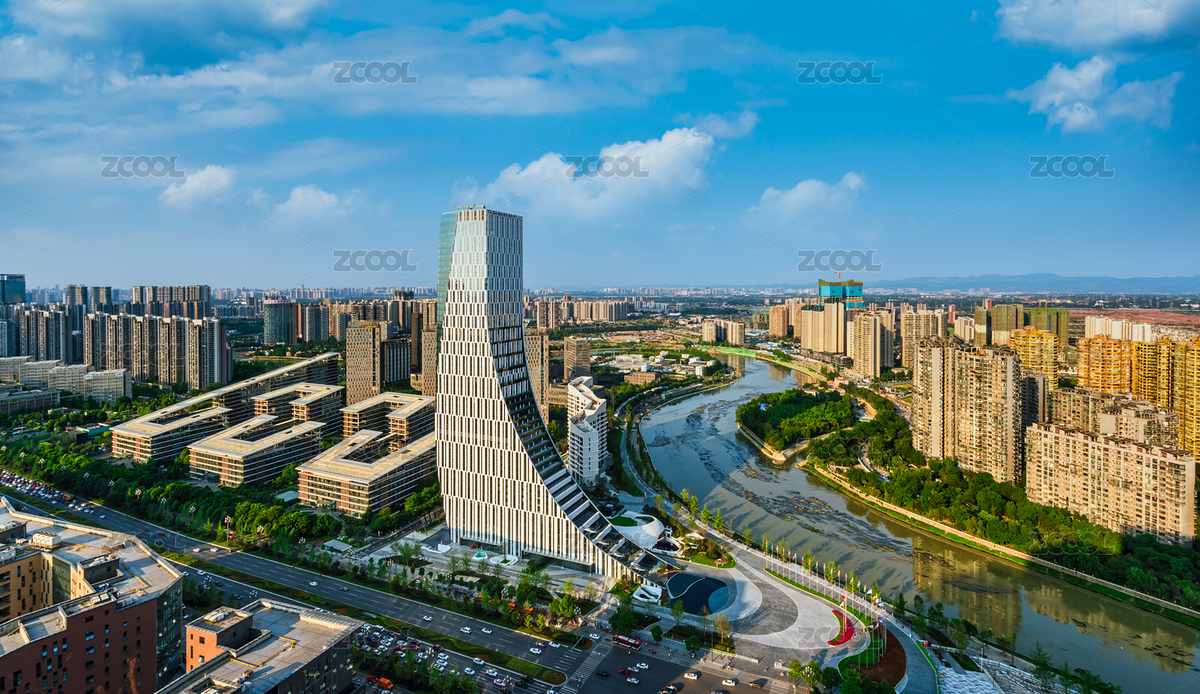 四川成都?xì)W洲中心天府軟件園航拍圖（主預(yù)覽-2895873） - 未分類(lèi) - 站酷設(shè)計(jì)師yuanbo83原創(chuàng)素材 - 站酷ZCOOL