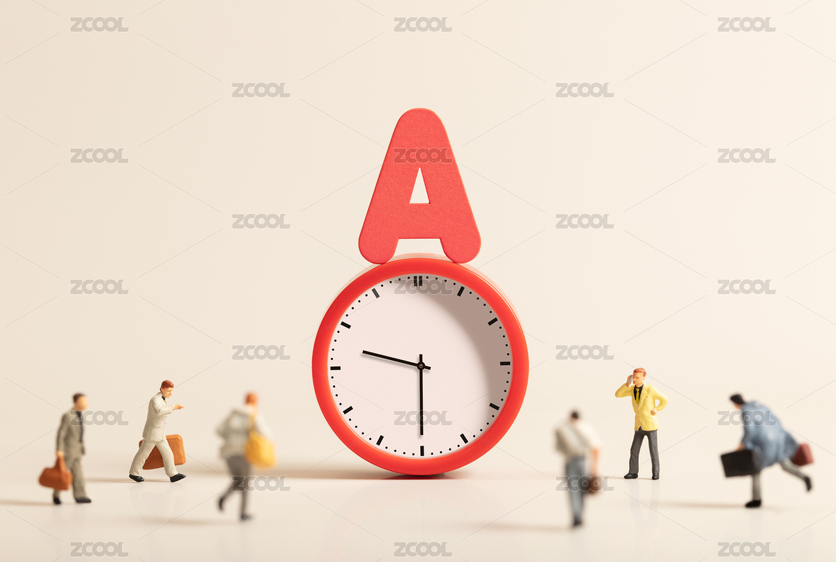 微縮創(chuàng)意9點(diǎn)30跑步入場(chǎng)的A股投資者（主預(yù)覽-5967853） - 未分類 - 站酷設(shè)計(jì)師黑白湊原創(chuàng)素材 - 站酷ZCOOL