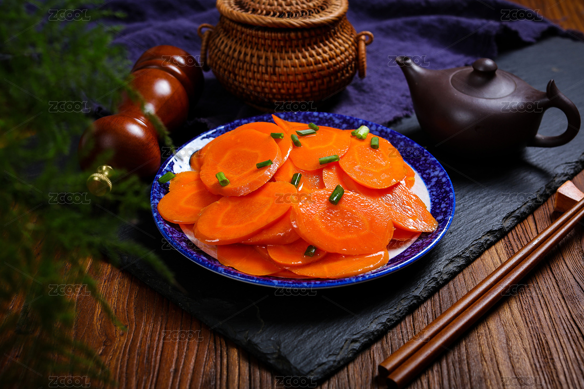 營(yíng)養(yǎng)美味素食菜肴清炒胡蘿卜片（主預(yù)覽-7197219） - 未分類 - 站酷設(shè)計(jì)師曇華碎影原創(chuàng)素材 - 站酷ZCOOL