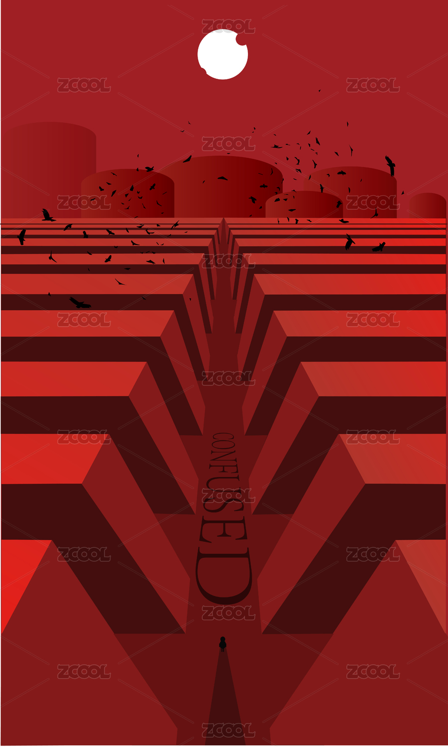Lost & Confused in red space