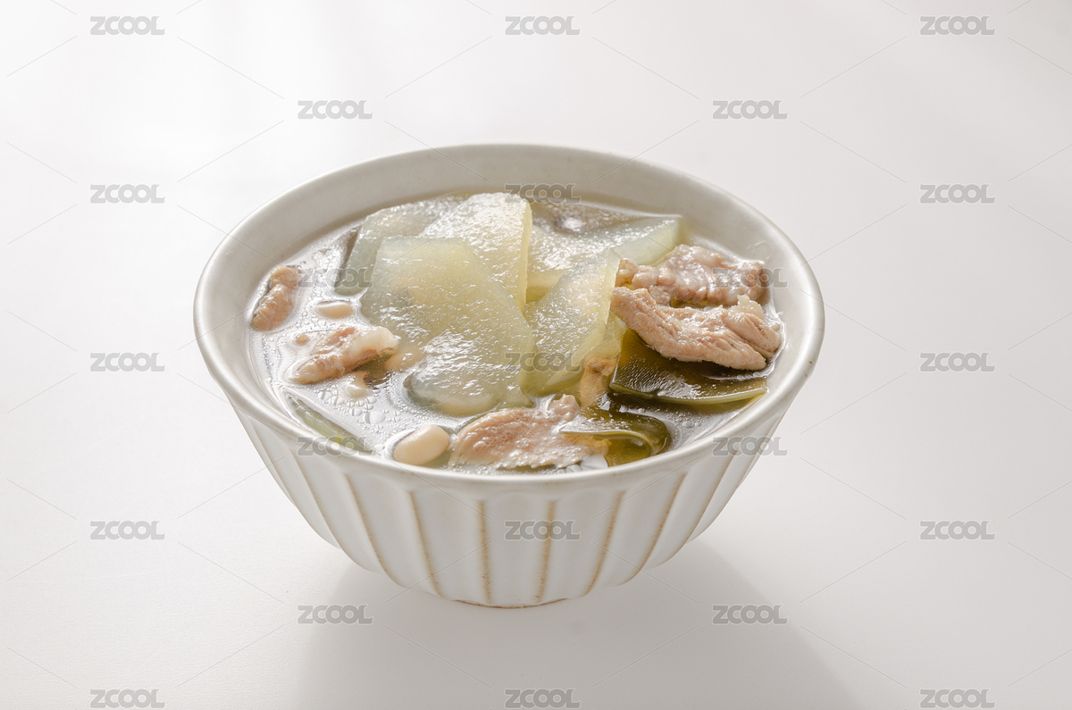一碗清熱祛濕的家常菜冬瓜海帶瘦肉湯（主預(yù)覽-9072359） - 未分類 - 站酷設(shè)計(jì)師今日吃魚原創(chuàng)素材 - 站酷ZCOOL