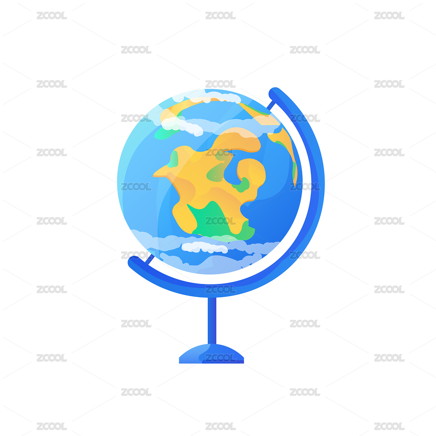蓝色地球仪（主预览-8218680） - 未分类 - 站酷设计师简玄原创素材 - 站酷ZCOOL