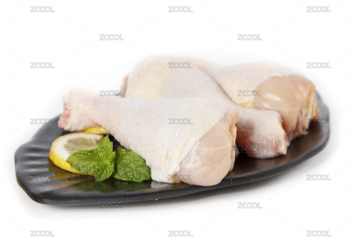 白底上放著一盤新鮮雞腿（主預(yù)覽-6055650） - 未分類 - 站酷設(shè)計(jì)師PAOPAO攝影工作室原創(chuàng)素材 - 站酷ZCOOL