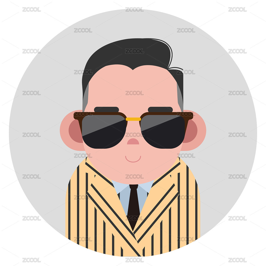 梳著潮頭帶著黑色墨鏡穿著黃色黑條紋西服的（主預(yù)覽-3037516） - 未分類 - 站酷設(shè)計師晟佐原創(chuàng)素材 - 站酷ZCOOL