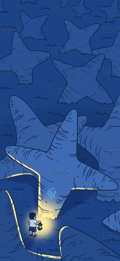 男孩提著燈在黑夜里（主預(yù)覽-10251958） - 未分類 - 站酷設(shè)計(jì)師鹵蛋真Rich原創(chuàng)素材 - 站酷ZCOOL