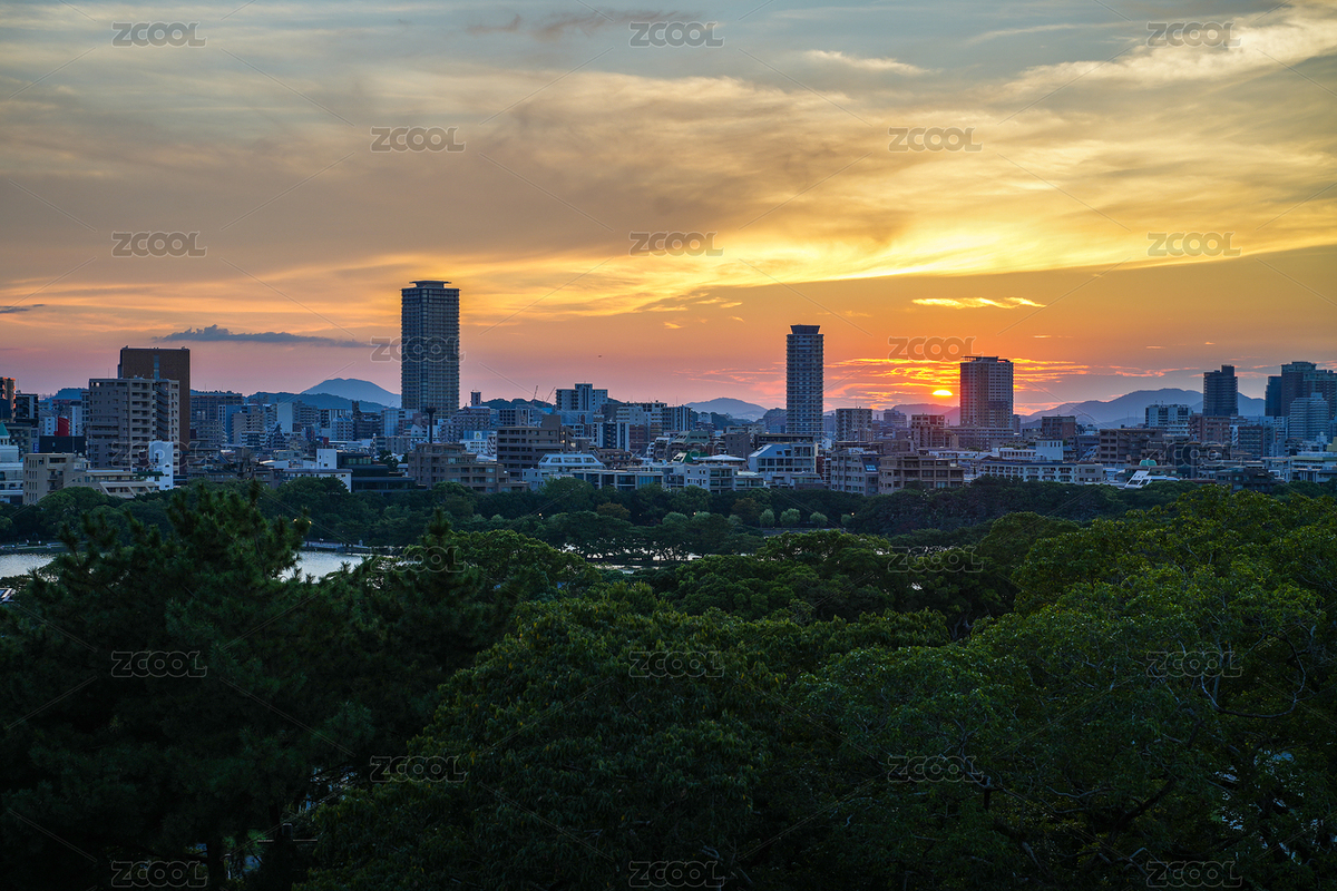 日本福岡市天際線黃昏（主預(yù)覽-11596115） - 未分類(lèi) - 站酷設(shè)計(jì)師Kain_Tsai原創(chuàng)素材 - 站酷ZCOOL