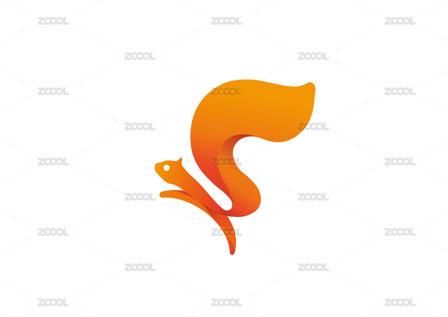 松鼠形态logo