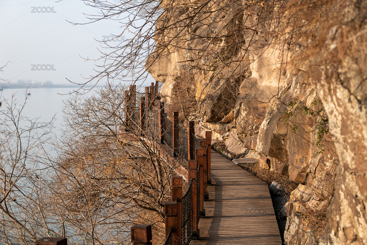 安徽馬鞍山市采石磯沿江棧道風景（主預覽-3386727） - 未分類 - 站酷設計師晚藏.原創(chuàng)素材 - 站酷ZCOOL