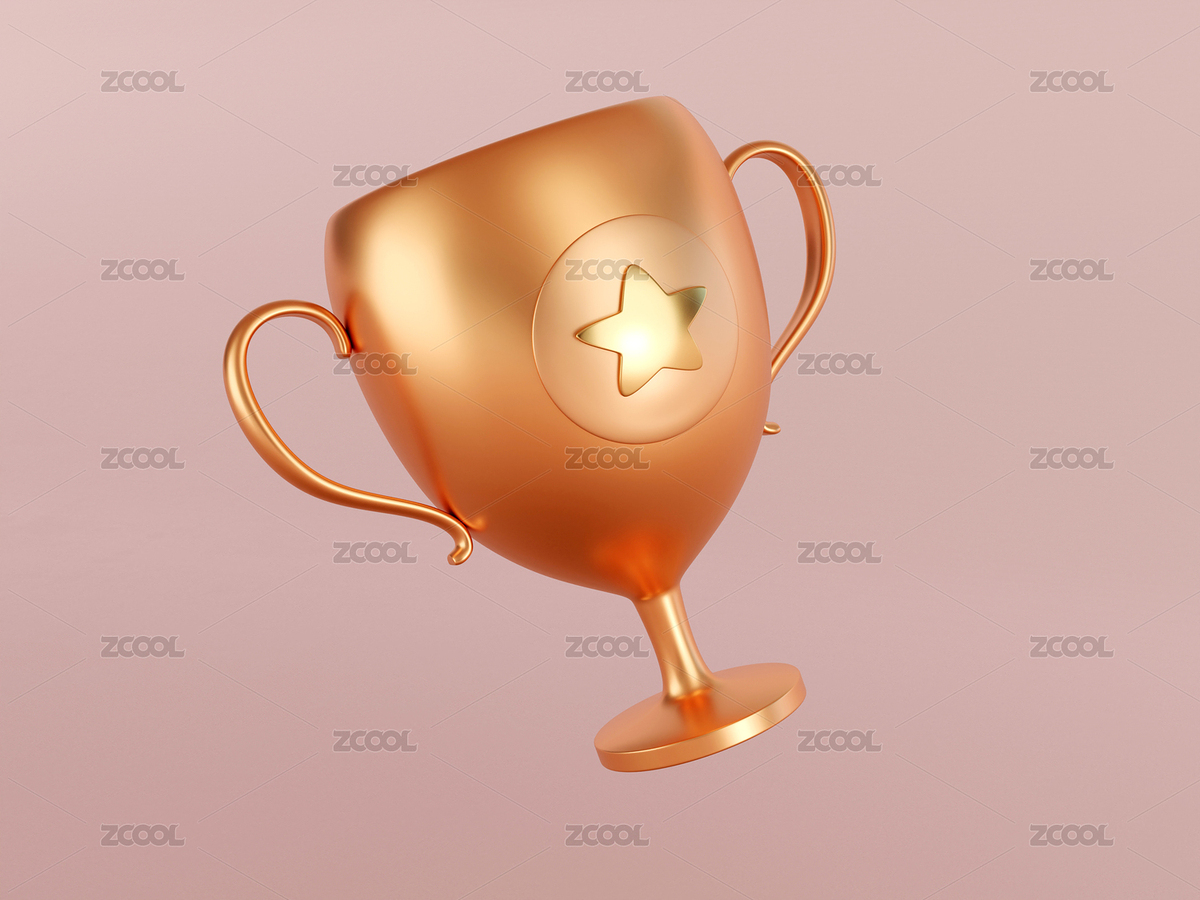金色榮譽(yù)獲獎五星獎杯（主預(yù)覽-6314434） - 未分類 - 站酷設(shè)計師imve原創(chuàng)素材 - 站酷ZCOOL