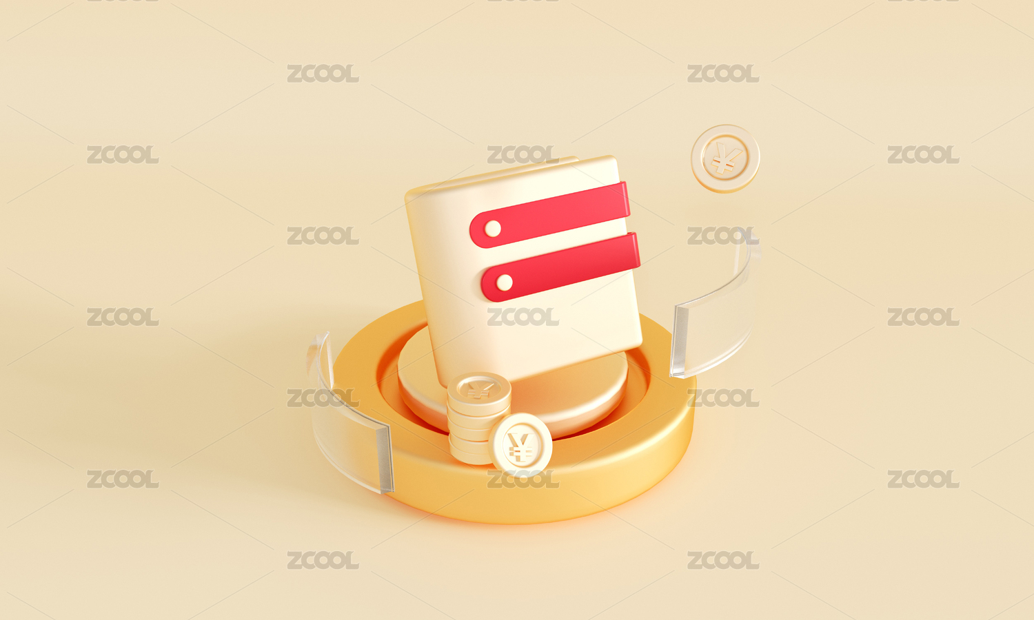 三维金融创意股票基金金融模型