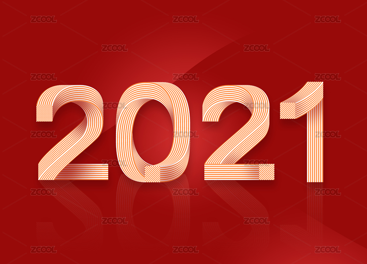 2021新年3D字體設(shè)計海報（主預(yù)覽-3392121） - 未分類 - 站酷設(shè)計師Fei先生原創(chuàng)素材 - 站酷ZCOOL