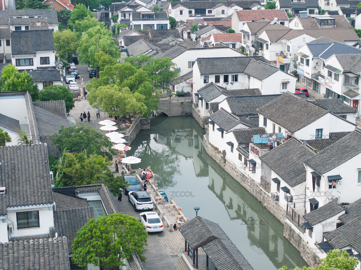 航拍別樣江南江蘇常熟同里古巷（主預(yù)覽-11150976） - 未分類 - 站酷設(shè)計(jì)師赤橙伽楠原創(chuàng)素材 - 站酷ZCOOL
