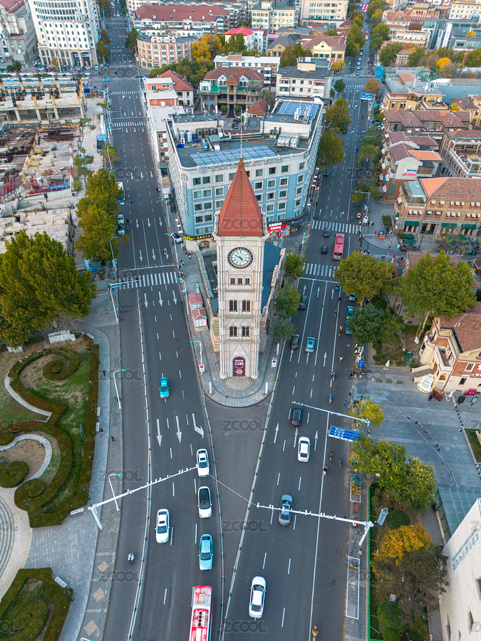天津北安橋鐘樓街景航拍（主預(yù)覽-526742） - 未分類 - 站酷設(shè)計師Xiaoshuai01原創(chuàng)素材 - 站酷ZCOOL