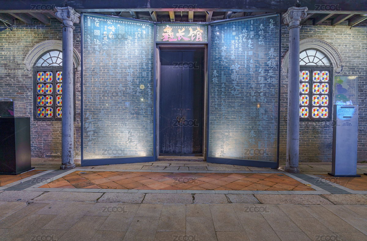 佛山嶺南天地中式傳統(tǒng)嶺南建筑夜景燈光（主預(yù)覽-8903636） - 未分類 - 站酷設(shè)計師HQC的視界觀原創(chuàng)素材 - 站酷ZCOOL