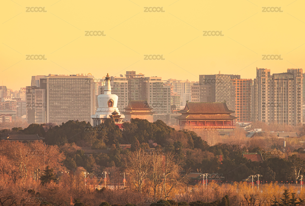 北京燕山下的鐘鼓樓白塔城市中軸線遠(yuǎn)景圖（主預(yù)覽-9675804） - 未分類 - 站酷設(shè)計(jì)師yuanbo83原創(chuàng)素材 - 站酷ZCOOL